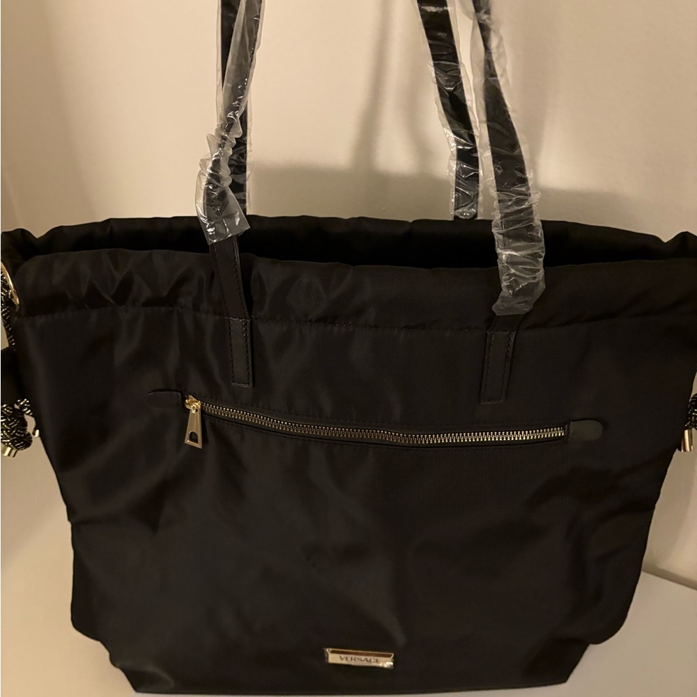 Versace Black Tote Bag